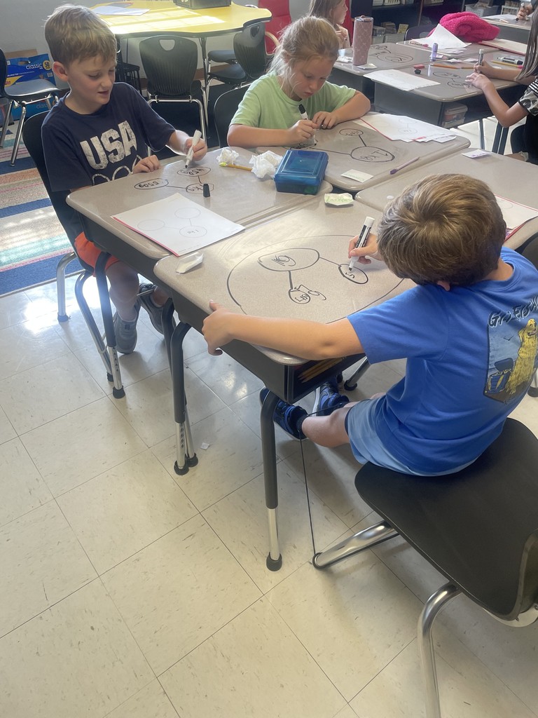 Mrs. Russell’s 3rd grade class had a blast turning math review into something unforgettable! Instead of the usual review, students grabbed their dry erase markers and practiced math right on their desks. 🙌  The room was filled with excitement and creativity — so much so that students said it was “the best day ever!”❤️🤍