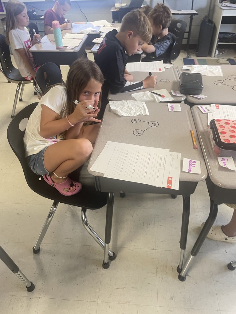Mrs. Russell’s 3rd grade class had a blast turning math review into something unforgettable! Instead of the usual review, students grabbed their dry erase markers and practiced math right on their desks. 🙌  The room was filled with excitement and creativity — so much so that students said it was “the best day ever!”❤️🤍