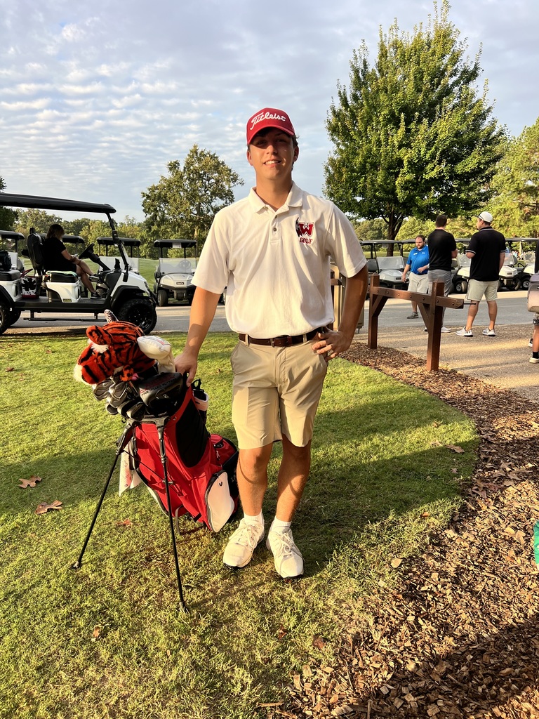 Senior Will Ferguson is representing Westside today at the Golf State Tournament in Gravette, Arkansas! Good luck and go Warriors! ❤️🤍💪