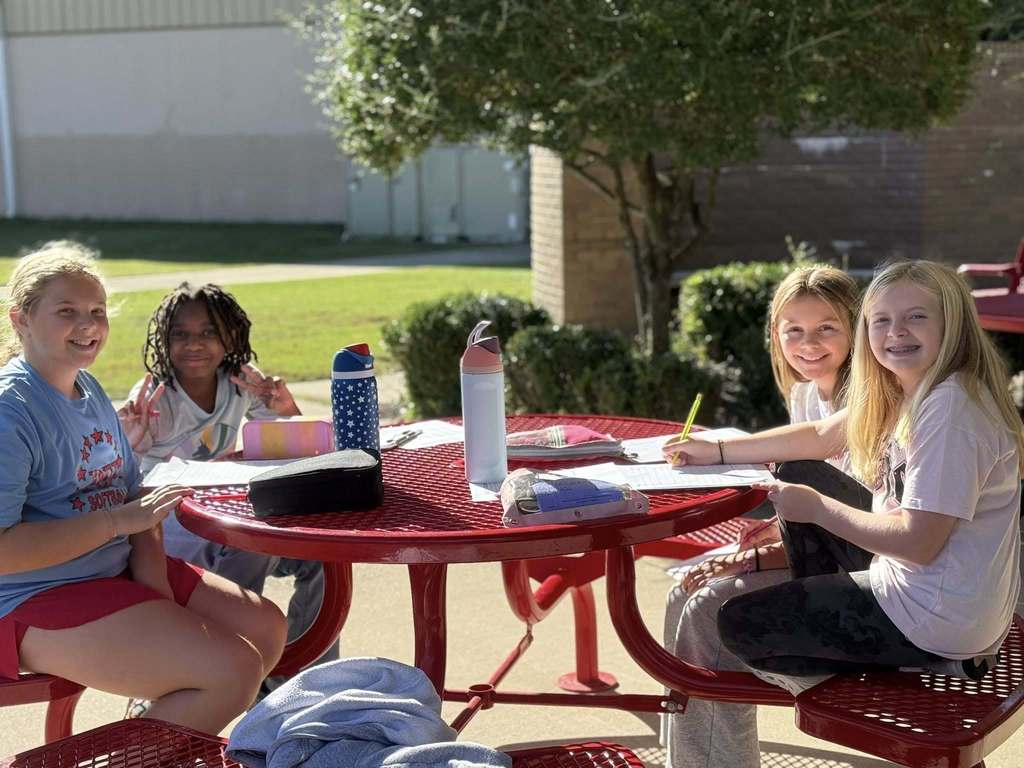 WMS 5th graders have been enjoying the weather outside while learning about coordinate grids!