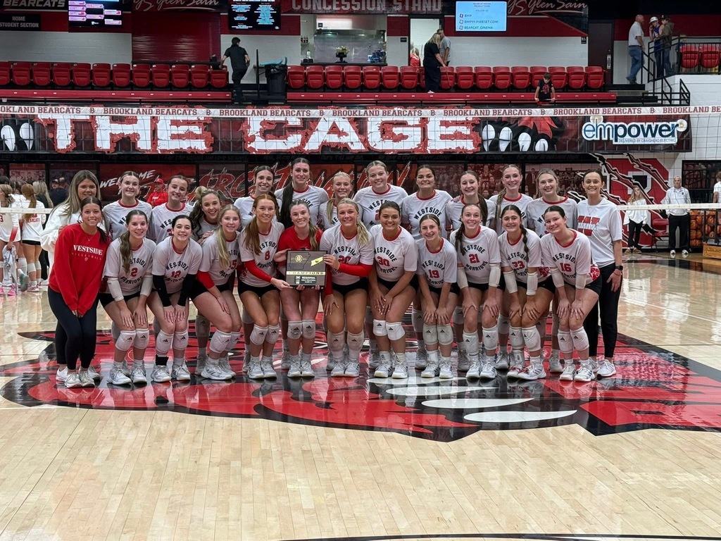 4A East REGIONAL CHAMPS!!! ❤️🤍💪 Warrior Volleyball will play at 4pm next Tuesday against the winner of Huntsville vs Mena!  The State Tournament is being hosted at Wynne High School. 