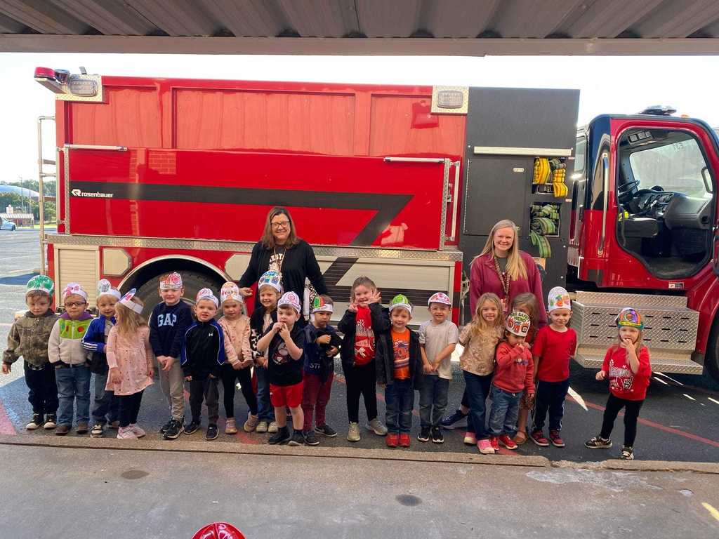 Westside Pre-K enjoyed a visit from the Bono Volunteer Fire Department as part of their Community Helpers unit. Students learned about fire safety and the important role firefighters play in keeping our community safe.  ❤️🤍