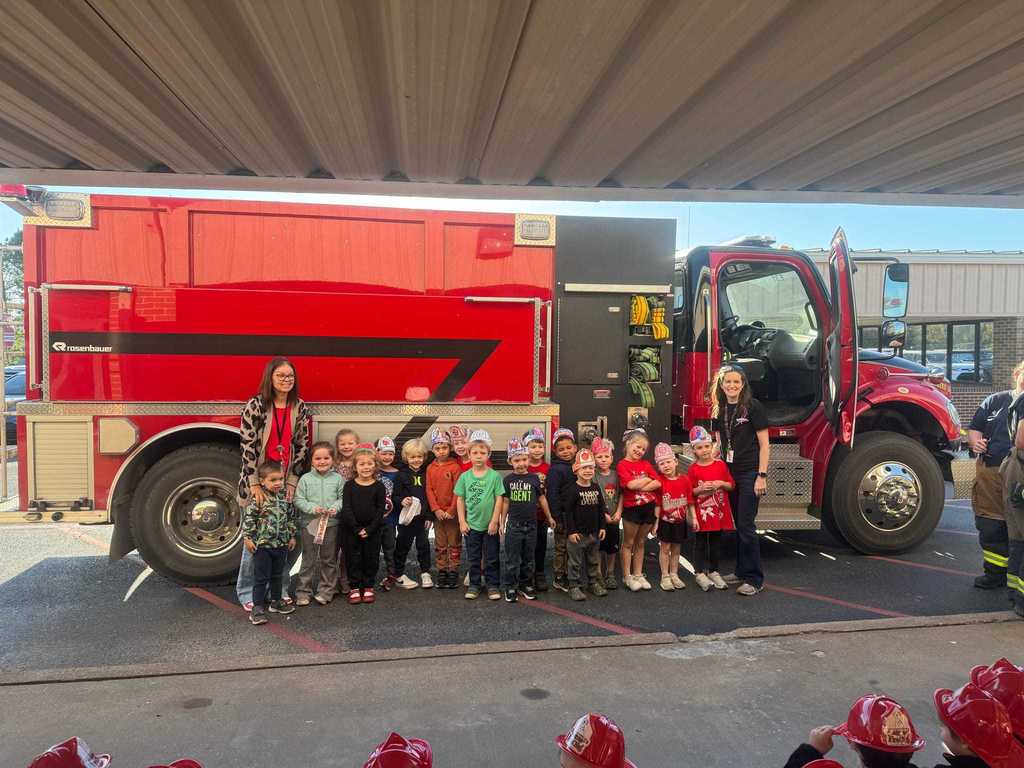 Westside Pre-K enjoyed a visit from the Bono Volunteer Fire Department as part of their Community Helpers unit. Students learned about fire safety and the important role firefighters play in keeping our community safe.  ❤️🤍