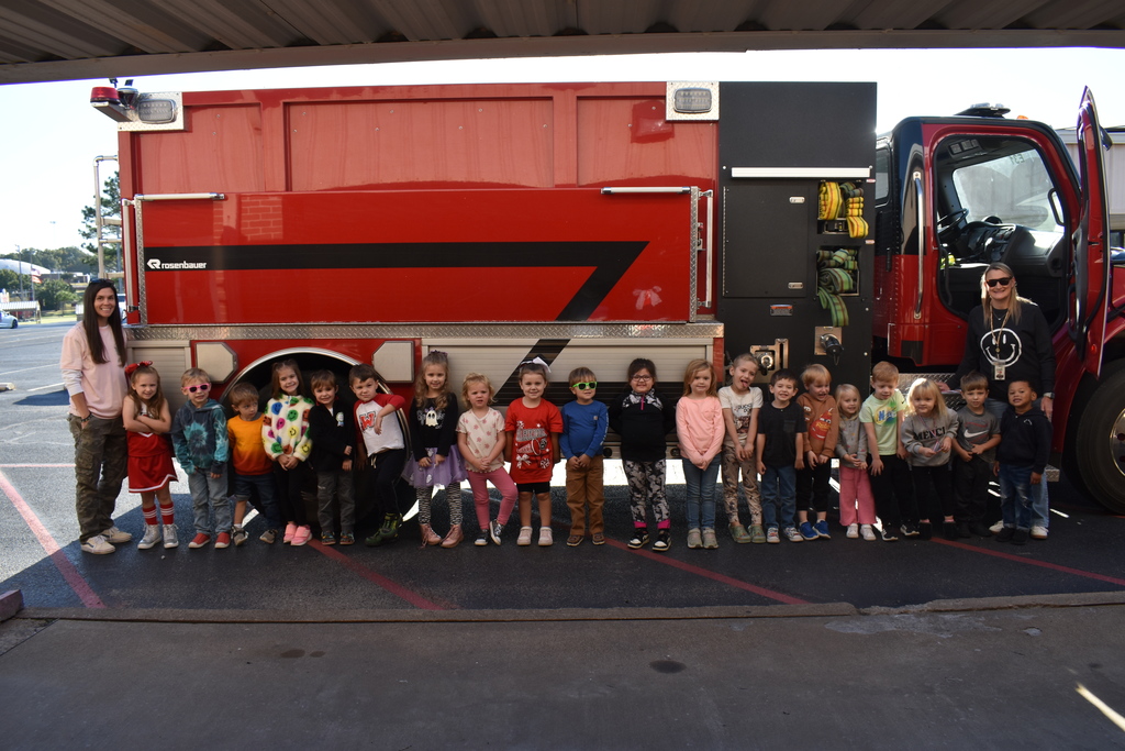 Westside Pre-K enjoyed a visit from the Bono Volunteer Fire Department as part of their Community Helpers unit. Students learned about fire safety and the important role firefighters play in keeping our community safe.  ❤️🤍