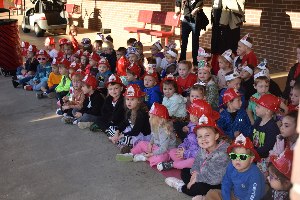 Westside Pre-K enjoyed a visit from the Bono Volunteer Fire Department as part of their Community Helpers unit. Students learned about fire safety and the important role firefighters play in keeping our community safe.  ❤️🤍