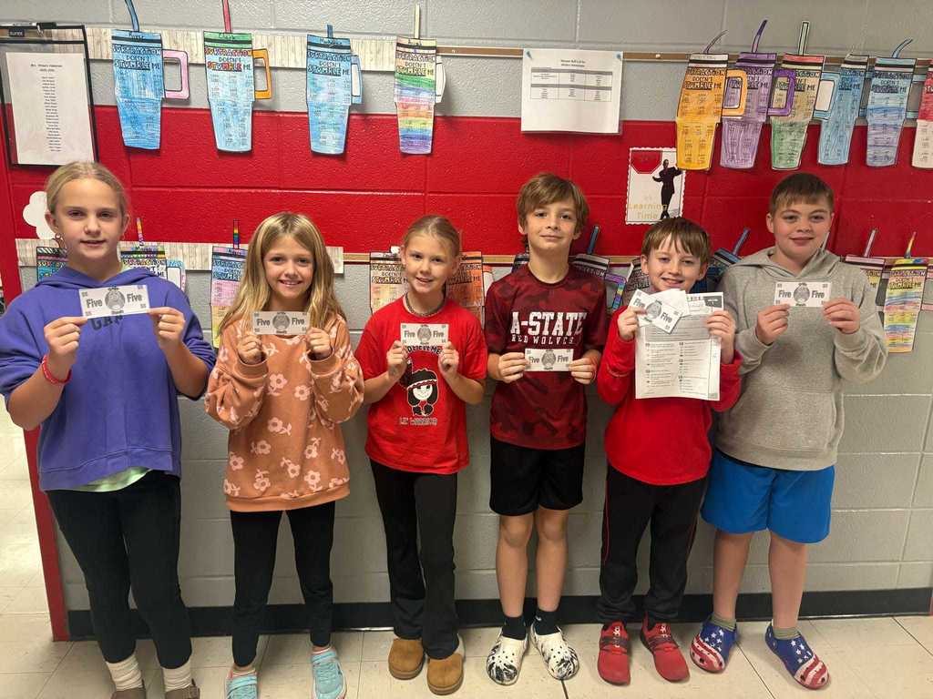 Learning and Growing in 4th Grade!  Ms. Cox’s 4th grade students are working hard each week on reading, language, writing, and vocabulary packets — building responsibility and a love for learning!  They return their packets each week for Dojo Bucks, and their dedication shows. Parents have shared great feedback, noting real improvement in reading skills. Students were even cheering  when they heard another packet was going home!   We love seeing their motivation and accountability shine! ❤️🤍