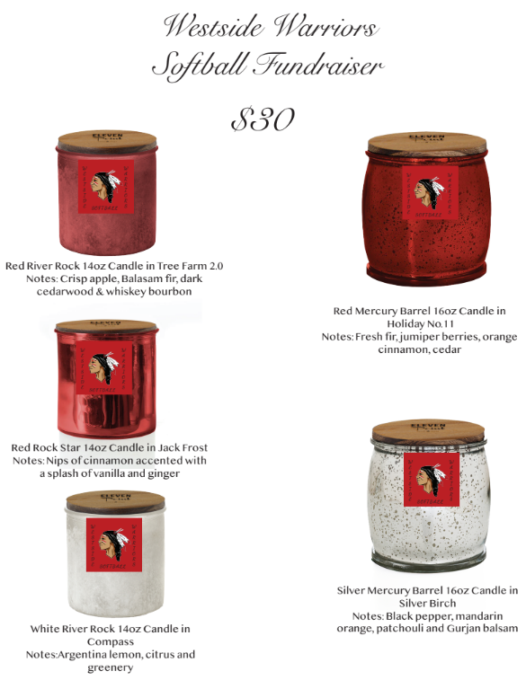 Warrior Softball Candle Fundraiser