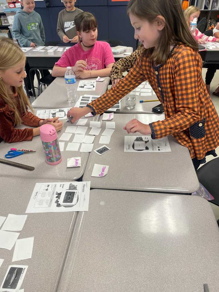 Ms. Russell’s 3rd graders had a “beary” good time today as they worked as brown and black bears.  They played a food-matching game to practice addition and energy concepts — proving that learning can be both fun and meaningful!   Ms. Russell shared that she was amazed by how much fun her students had while learning valuable math and science skills!