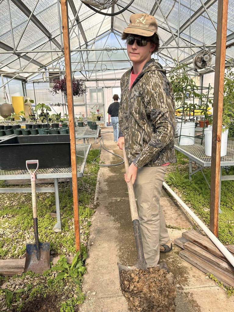 WHS Advanced Plant Science students have been studying soil texture and spent the day collecting soil samples from around campus to bring back to the classroom for testing. They made predictions based on each sample’s appearance, then used the “muddy puddle” test and the “squeeze” test to test their hypotheses.  Next week, they’ll complete the “ribbon” test once the samples have fully dried. It’s awesome to see our students getting their hands dirty while learning about the science of soil!