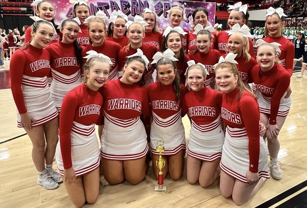 WHS Senior High and Junior High Cheer Squads competed at Brookland High School on Saturday — and both teams brought home 2nd place in their divisions!  🙌🙌 Each squad cheered with pride, representing Westside with spirit, energy, and heart.   Way to go, Warriors! ❤️🤍🎉