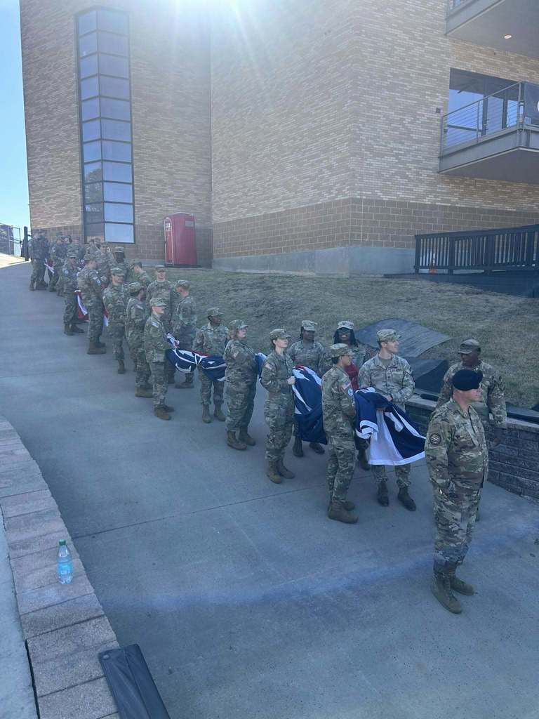 A few of our Warrior AFJROTC cadets joined the Arkansas State Band for their halftime show on Saturday! They did an amazing job and represented Westside with pride — way to go, Warriors!  ❤️🤍