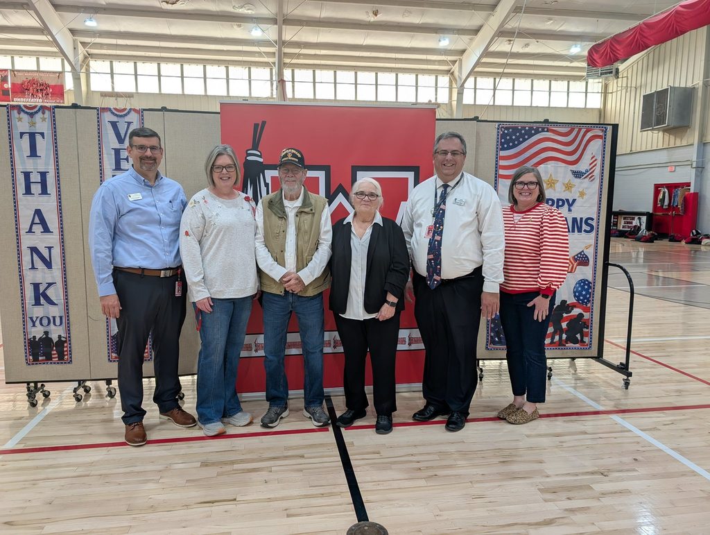 Westside Middle School held a Veteran’s Day assembly this morning.   We were thankful to honor our special guests, Mr. and Mrs. Harold and Pat Thetford.  They are both veterans of the U. S. ARMY!  Thank you for your service!