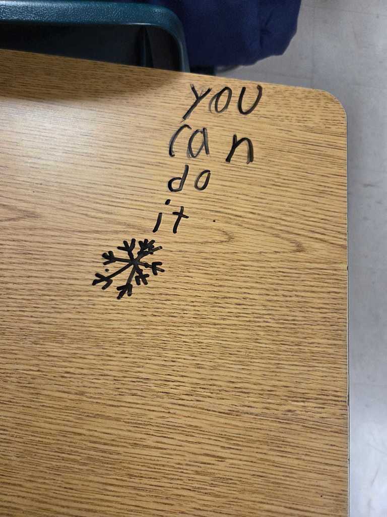 A little positivity goes a long way! Ms. Wilson’s 4th graders shared encouraging notes with their classmates to wish them luck on their test. Love seeing Warriors lift each other up! ❤️🤍
