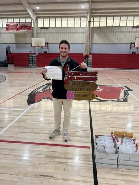 Congratulations to Westside Middle School’s Employees of the Month for November! Classified-Meagan Walker Licensed-Justin Castle