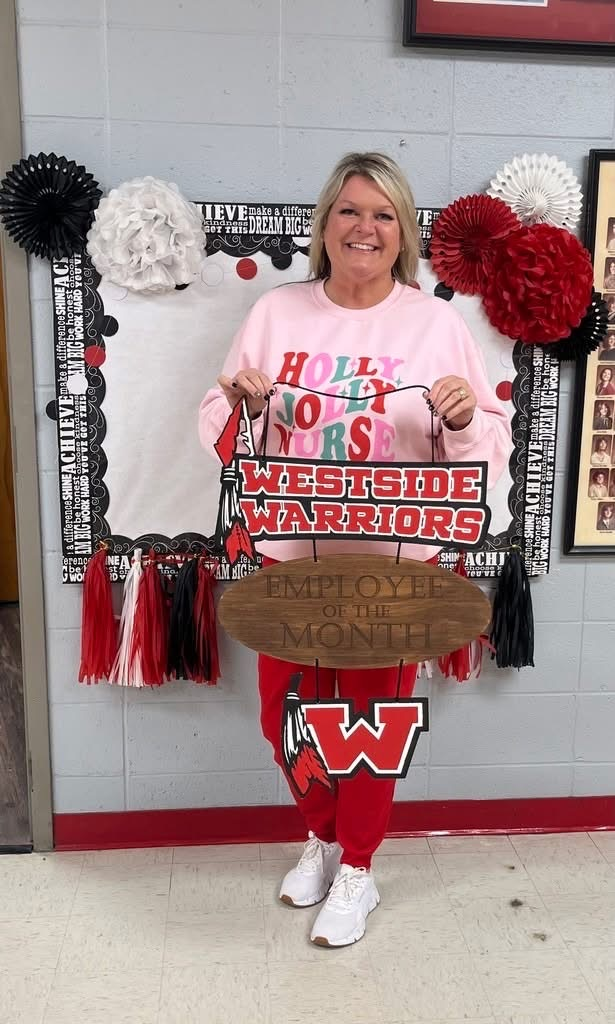 WHS November Employees of the Month!   Certified Employee of the Month: Gabrielle Rodgers ( not pictured) Classified Employee of the Month: Holli Crowe  Congratulations to these Warriors for their dedication to our students and community!