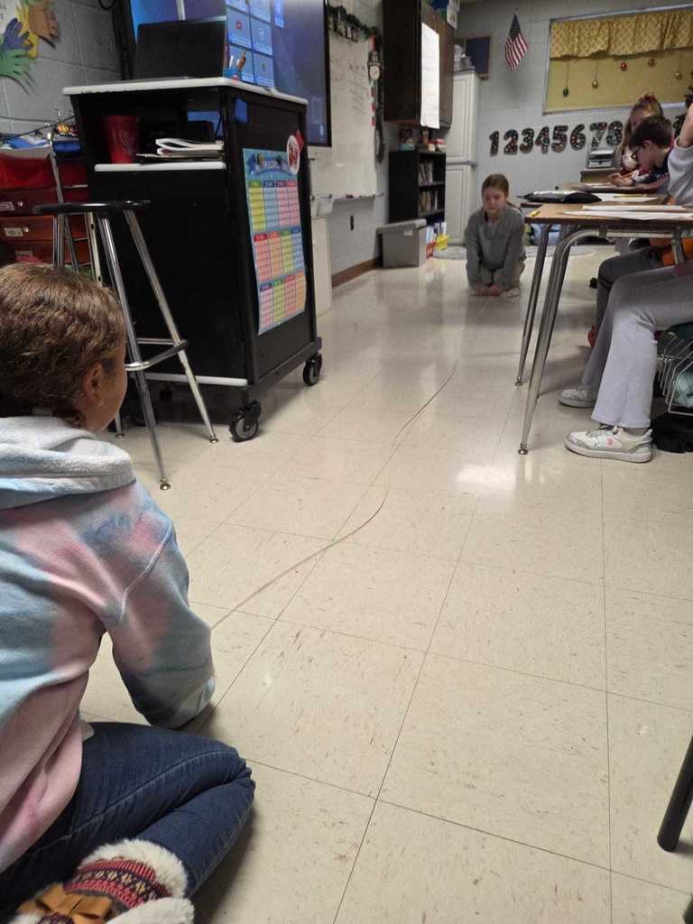 Mrs. Wilson’s fourth graders explored area and perimeter during their math center rotations. These photos capture their focus, teamwork, and excitement for learning!  ❤️🤍