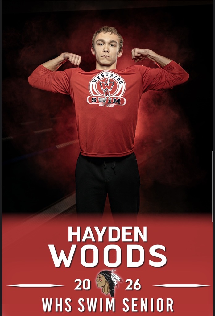 🏊‍♂️❤️ WHS Swim Senior Night 🤍🏊‍♀️ Please join Westside High School as they celebrate Swim seniors on Monday, January 19, 2026!  Location: WHS Gym Arrival Time: 6:30pm Seniors and their escorts must arrive by 6:30pm for lineup.   Seniors being honored: Aiden Huffman Cole George Corbit Hiser Hayden Woods James Meredith Kelcie Ross Ragan Burks  We look forward to recognizing these athletes for their dedication and accomplishments. Families, friends, and fans—come out and show your support! ❤️🤍