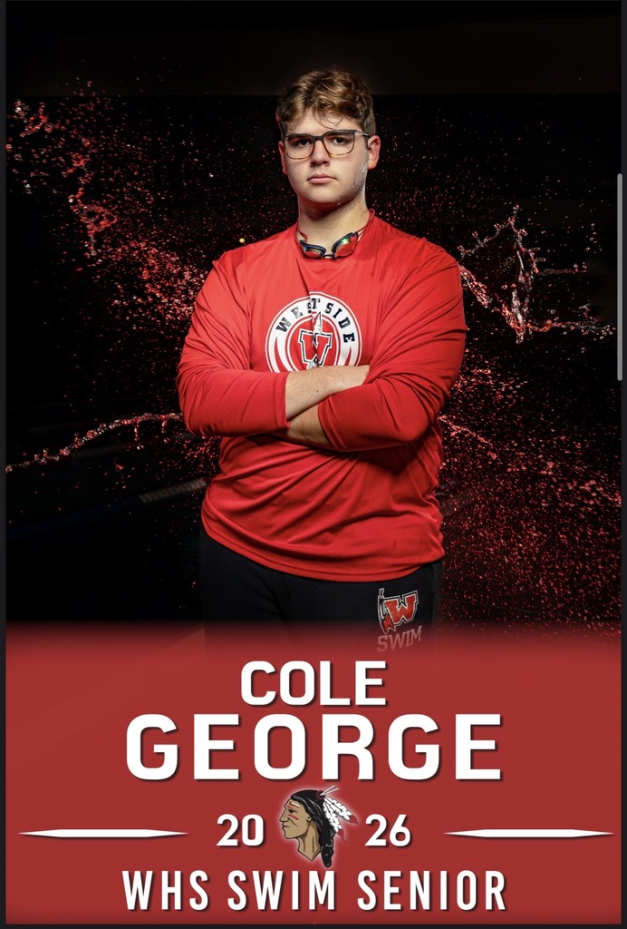 🏊‍♂️❤️ WHS Swim Senior Night 🤍🏊‍♀️ Please join Westside High School as they celebrate Swim seniors on Monday, January 19, 2026!  Location: WHS Gym Arrival Time: 6:30pm Seniors and their escorts must arrive by 6:30pm for lineup.   Seniors being honored: Aiden Huffman Cole George Corbit Hiser Hayden Woods James Meredith Kelcie Ross Ragan Burks  We look forward to recognizing these athletes for their dedication and accomplishments. Families, friends, and fans—come out and show your support! ❤️🤍