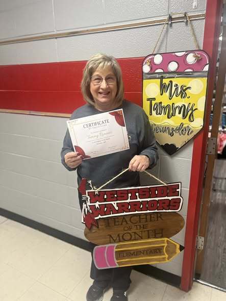 Congratulations to our WES Employees of the Month! Classified: Linda Hill Certified: Tammy Romines