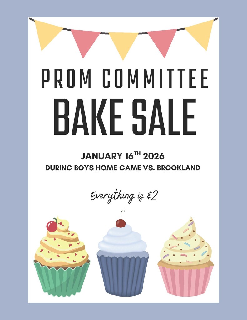 Support the WHS Prom Committee at their Bake Sale on:  Thursday, January 16 @ The Warrior Dome during the boys’ basketball game  Stop by, grab a treat, and help support this year’s prom! Thank you for supporting our Westside Warriors