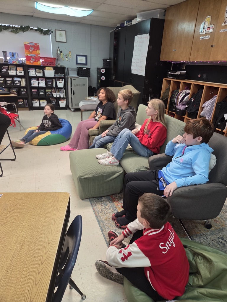 Fourth grade has officially launched a Student Leadership Team! Members include Vaida, McKenzie, Brison, Lucy, Carter, and Kenton.  The team held their first meeting today and is already planning ways to serve their school community. Their goals include greeting elementary students in the mornings, assisting teachers with hallway noise levels, welcoming and guiding new students, and helping with Morning Meeting.  They are off to a great start, and we are proud of their leadership and willingness to help others!