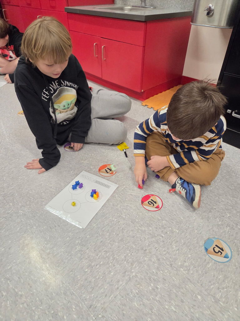 At Westside Elementary this morning, Mrs. Wilson’s 4th grade class visited Mrs. Ally’s kindergarten class to kick off something special! Kindergarten students are beginning to learn about addition and part-part-whole, and our 4th graders were excited to help support their learning.  This is the start of a collaboration between the oldest and youngest students in the building—encouraging our 4th graders to step into leadership roles while giving our kindergarteners a fun and encouraging learning experience.  Mrs. Ally and Mrs. Wilson are doing a wonderful job building a true community of collaborators! ⭐️