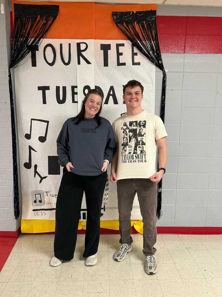 Warriors rocked concert tee day today!! Our Warriors showed off their best concert tees and brought the music vibes to Spirit Week! Thanks for helping make today so fun!❤️🤍