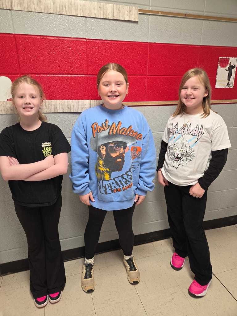 Warriors rocked concert tee day today!! Our Warriors showed off their best concert tees and brought the music vibes to Spirit Week! Thanks for helping make today so fun!❤️🤍