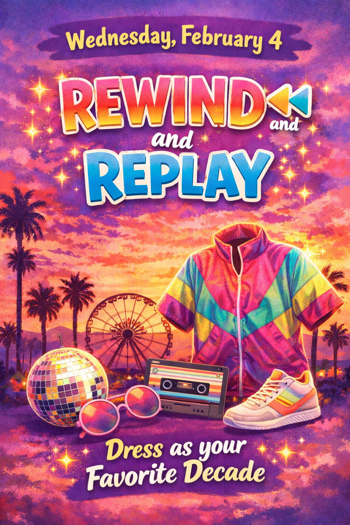 Tomorrow is Decade Day for Spirit Week! Pick your favorite decade and dress the part! Let’s see those Warriors through the years!