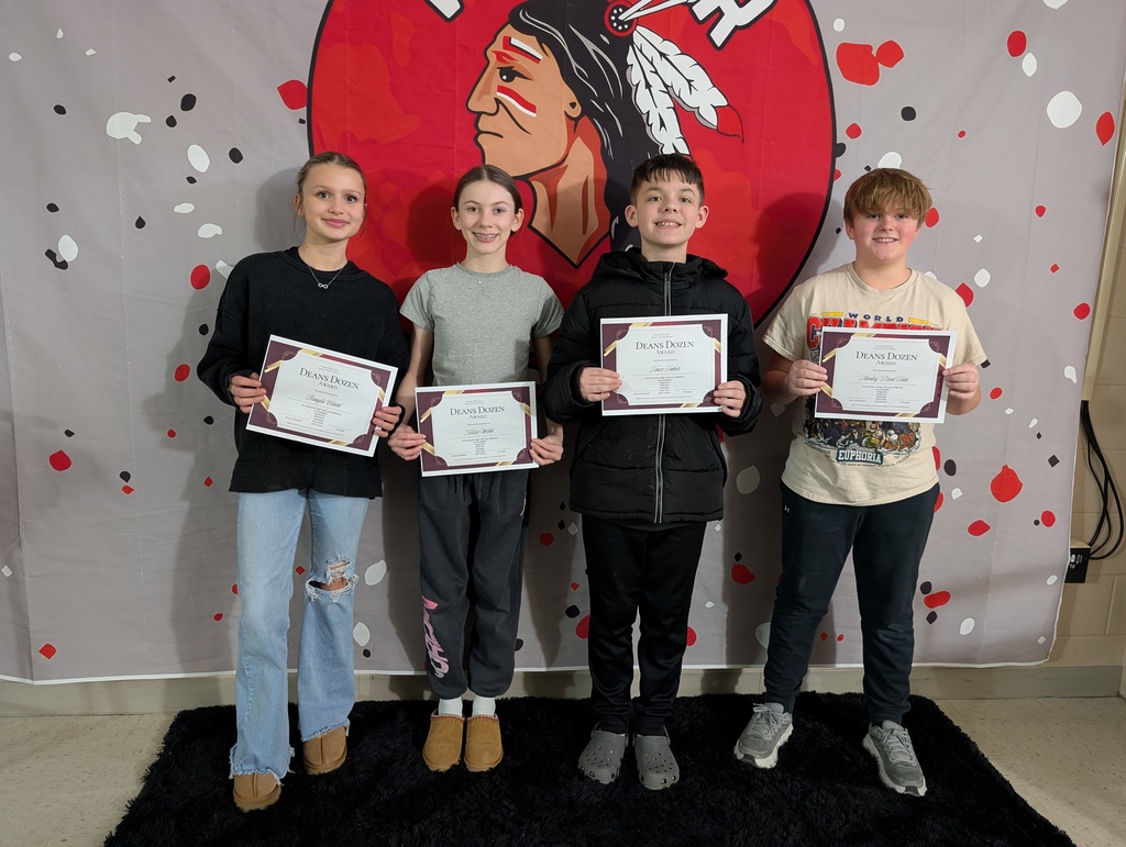 DEAN'S DOZEN....Westside Middle School is celebrating 12 Warriors who lead with accountability, respect, reflection, optimism, work ethic, and with self-control.  Super Warriors!  🦸‍♀️🦸‍♂️❤️🤍💪