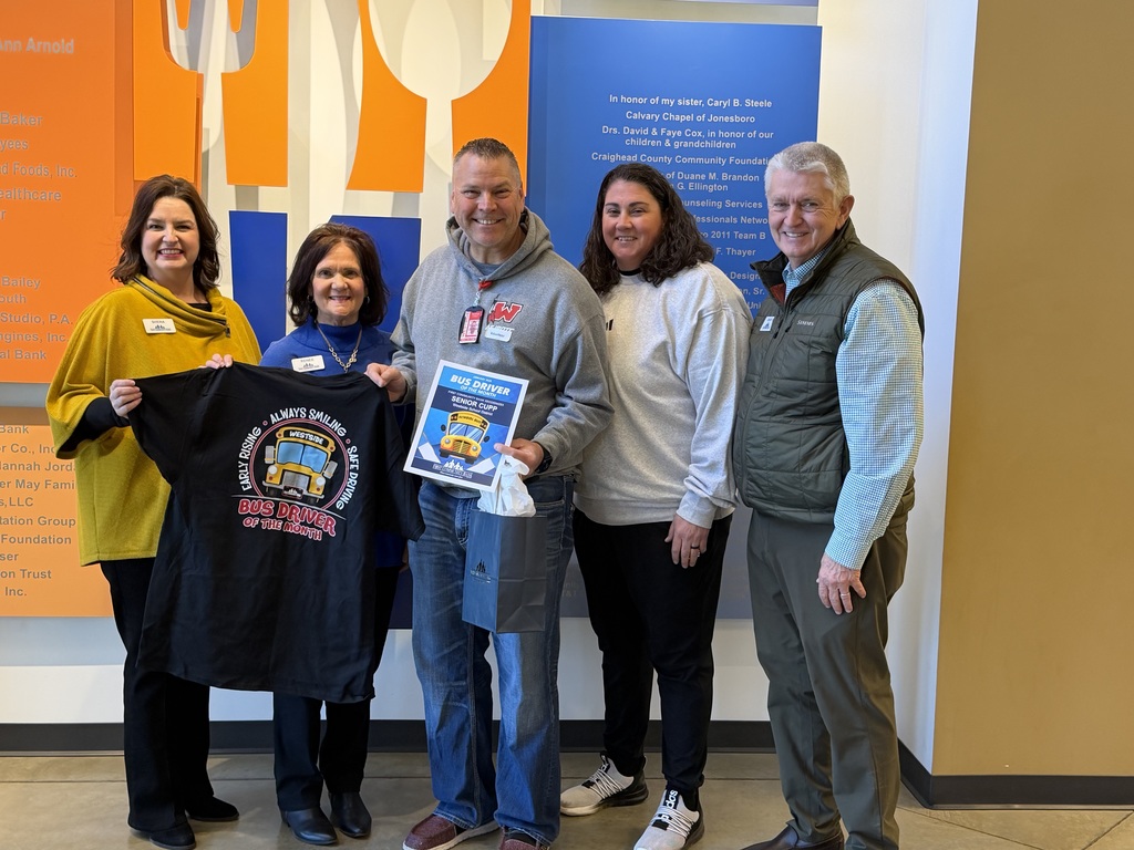 We are proud to recognize Senior Cupp as our January Bus Driver of the Month!  Senior Cupp consistently demonstrates what it means to be a dedicated and dependable bus driver. Each day, students are greeted with a positive attitude and a commitment to safety. His calm demeanor, reliability, and strong work ethic make a difference not only for our transportation department, but for the students and families we serve.  Senior Cupp takes pride in ensuring that every student arrives at school and home safely. He maintains a well-managed bus, builds respectful relationships with students, and handles his route with professionalism and care. His willingness to step up when needed and his team-oriented mindset truly set him apart.  Thank you, Senior Cupp, for your dedication, your steady leadership, and the care you show our students every single day. We appreciate you and are grateful to have you as part of our transportation family!