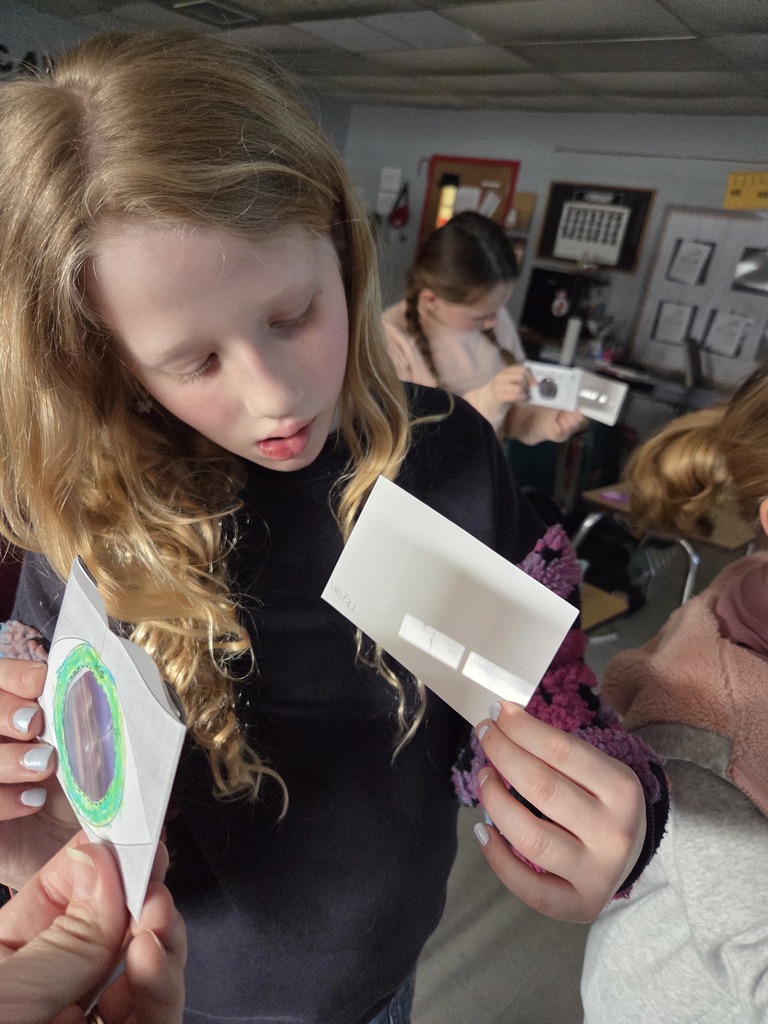 Mrs. Wilson’s 4th grade class has been studying how different parts of the human body work. This week, students are learning all about the eyes! Today, they created a model of the eye to test how it works. Students were amazed to discover that images actually appear upside down on the retina before the brain processes them. What a fun way to bring science to life!