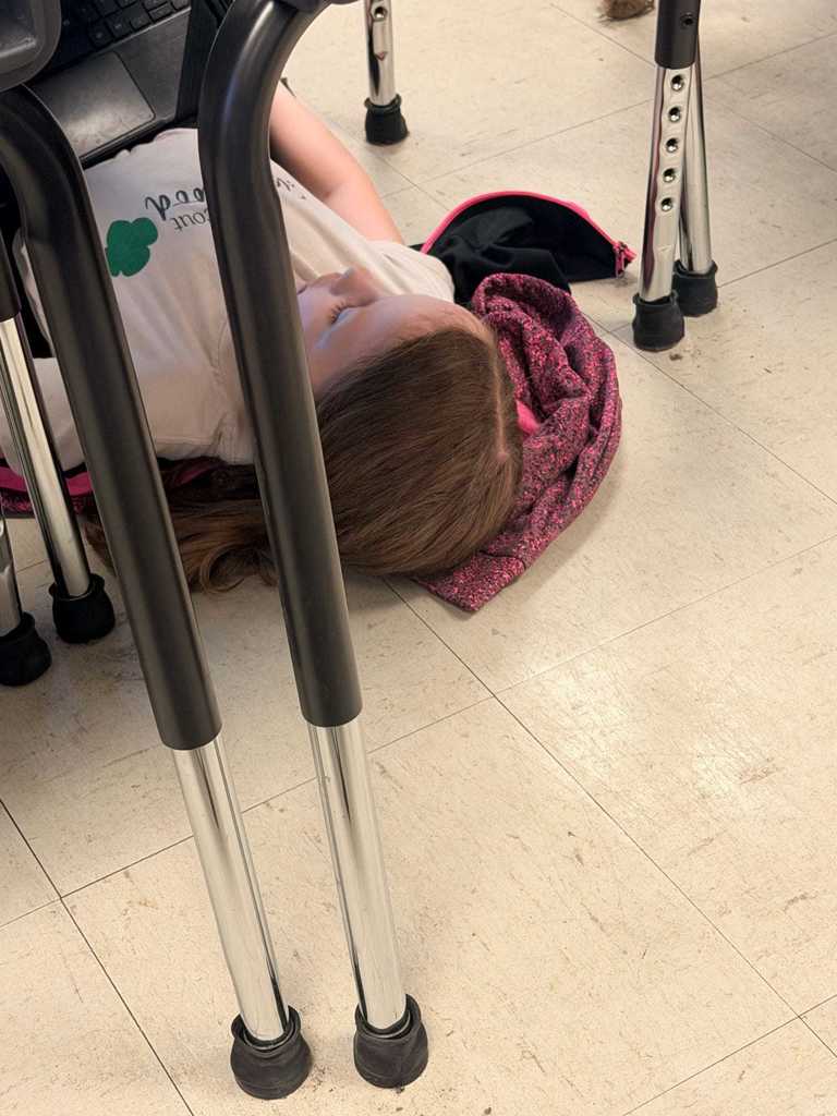 Read Across America Week – Thursday  Mrs. Russell’s third grade class enjoyed a fun twist on reading time today!  Another great day celebrating books and the love of reading.