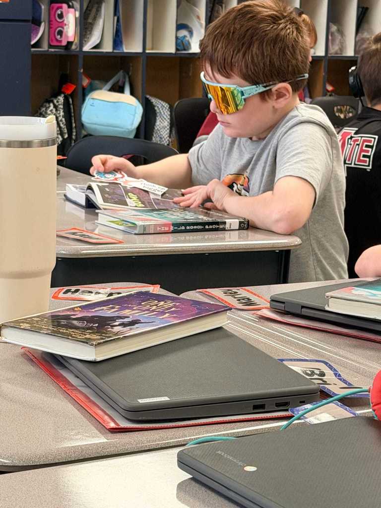 Read Across America Week – Thursday  Mrs. Russell’s third grade class enjoyed a fun twist on reading time today!  Another great day celebrating books and the love of reading.