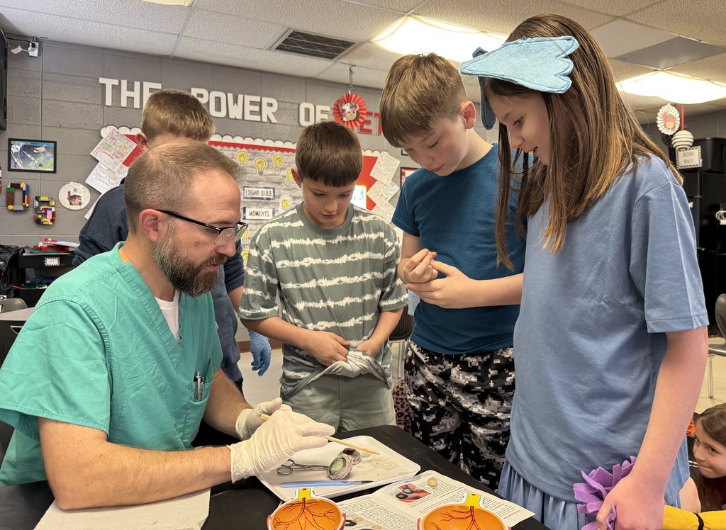 Westside Elementary's 3rd and 4th grade GT classes had the pleasure of hosting Dr. Thomas Nix, who led an incredible dissection of a cow’s eye. Our students got a front-row seat to the inner workings of anatomy, learning exactly how the parts function to help us see the world.  From holding the eye to asking some truly eye-opening questions, these amazing pupils proved they have a sharp focus for science! It was clear they had their eyes on the prize as they explored eye anatomy close.  A huge thank you to Dr. Nix for helping us see biology in a whole new way. We couldn't imagine a better hands-on learning experience! 