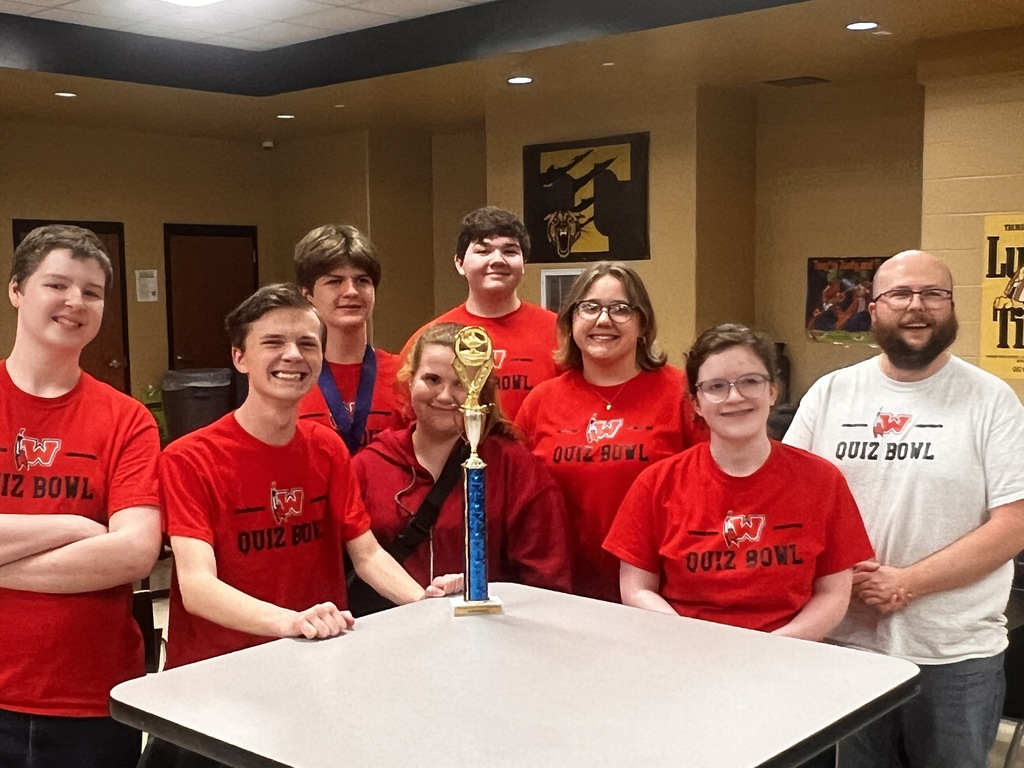 Westside Sr High Quiz Bowl place 2nd in the 4A Regional Tournament Saturday, with their only loss to tournament champion Trumann. Team members Drew Davis and Jace Jones were selected to the All Tournament Team, and Jace earned tournament MVP for the highest scoring average of the day. The Warriors will move on to the State Tournament in Dardanelle on April 11.