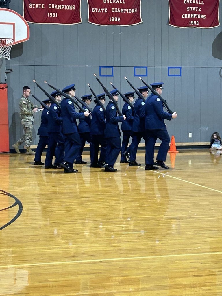 Congratulations to WHS AFJROTC!  On Saturday, they brought home 1st place in Armed Regulation, 1st and 2nd place in Master Color Guard, and 3rd place in Unarmed Regulation. Brayden Bennett also earned 1st place in Individual Drill Down.  The team finished the day with 2nd place overall. Great work, Warriors! ❤️🤍