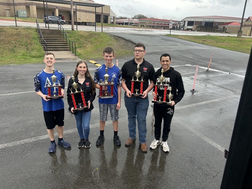 Congratulations to WHS AFJROTC!  On Saturday, they brought home 1st place in Armed Regulation, 1st and 2nd place in Master Color Guard, and 3rd place in Unarmed Regulation. Brayden Bennett also earned 1st place in Individual Drill Down.  The team finished the day with 2nd place overall. Great work, Warriors! ❤️🤍