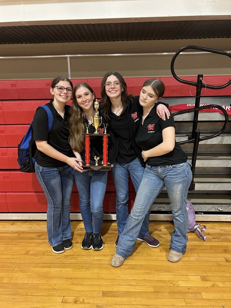 Congratulations to WHS AFJROTC!  On Saturday, they brought home 1st place in Armed Regulation, 1st and 2nd place in Master Color Guard, and 3rd place in Unarmed Regulation. Brayden Bennett also earned 1st place in Individual Drill Down.  The team finished the day with 2nd place overall. Great work, Warriors! ❤️🤍