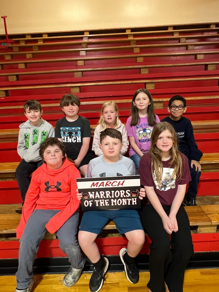 STUDENTS OF THE MONTH FOR WES