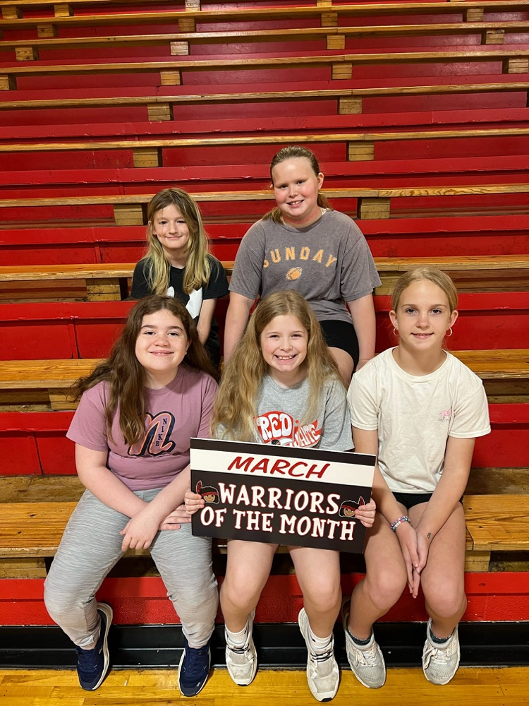 STUDENTS OF THE MONTH FOR WES