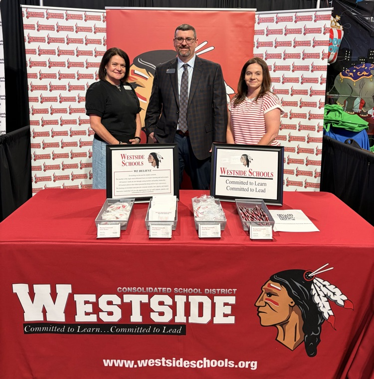 Westside is out at the Jonesboro Regional Chamber of Commerce Business Expo! Superintendent Chris George, along with Dawn and Kim from the district office, are representing our schools and connecting with the community.