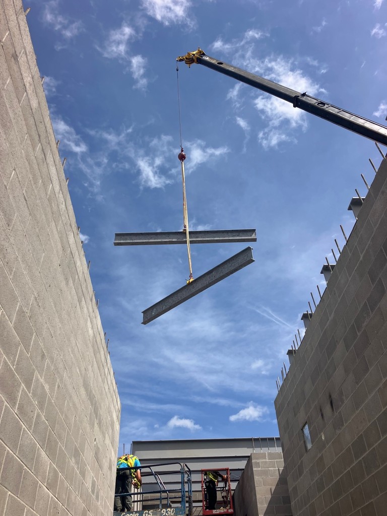 😍 Look what’s in place! 😍  Those beams our students, staff, and community signed are now officially part of the new high school wing!  It’s pretty special to see those names and messages become a permanent part of the building.  ❤️🤍Those beams really represent everyone who makes Westside such a great place.  🥰