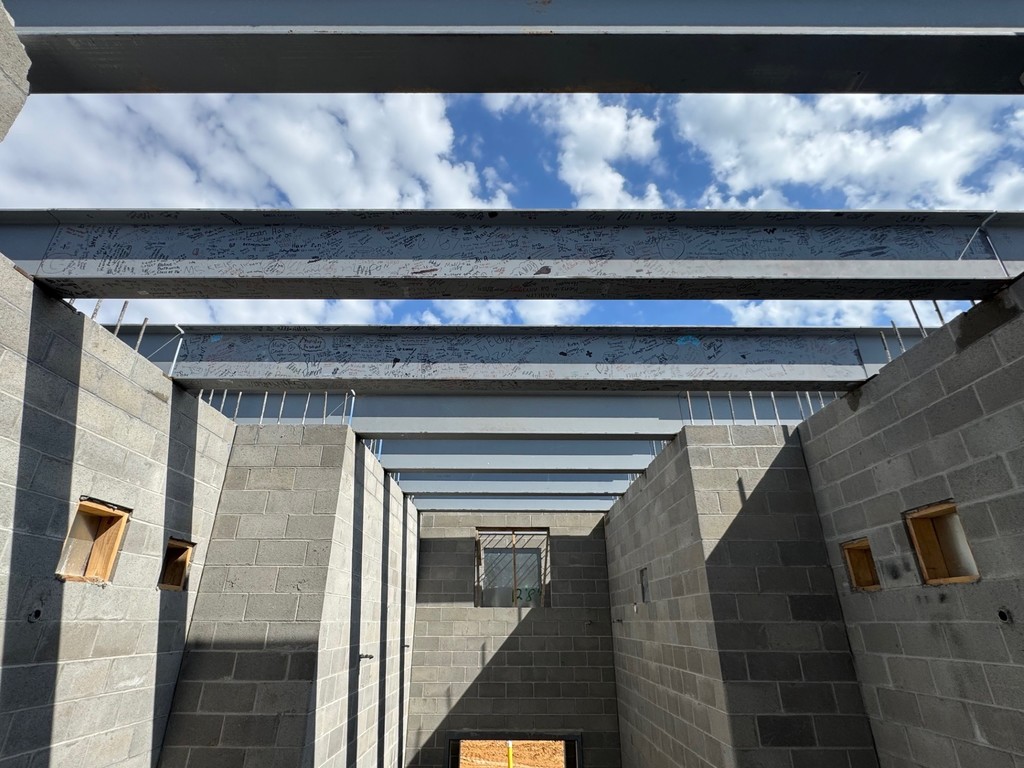 😍 Look what’s in place! 😍  Those beams our students, staff, and community signed are now officially part of the new high school wing!  It’s pretty special to see those names and messages become a permanent part of the building.  ❤️🤍Those beams really represent everyone who makes Westside such a great place.  🥰