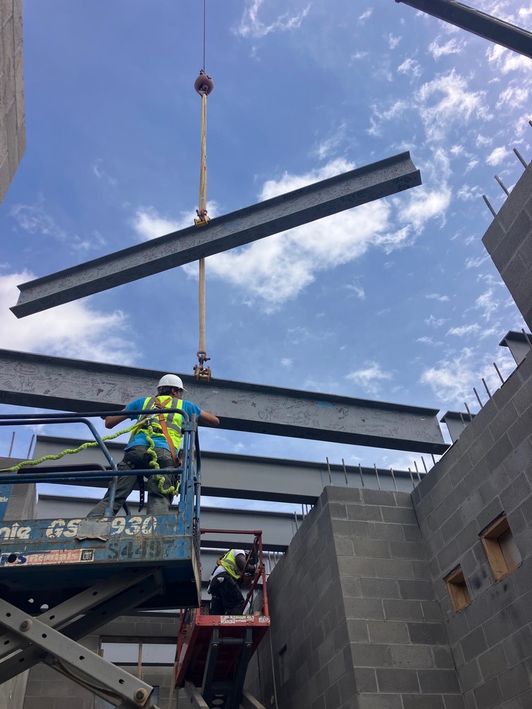 😍 Look what’s in place! 😍  Those beams our students, staff, and community signed are now officially part of the new high school wing!  It’s pretty special to see those names and messages become a permanent part of the building.  ❤️🤍Those beams really represent everyone who makes Westside such a great place.  🥰