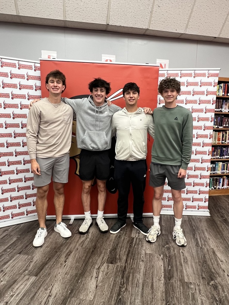 The Warrior Baseball team gathered this morning in the WHS Library for a special breakfast honoring our senior players.  It was a great time to celebrate these seniors and all they have contributed to the program. We are proud of each of them and look forward to cheering them on as they finish out the season!  ❤️🤍⚾