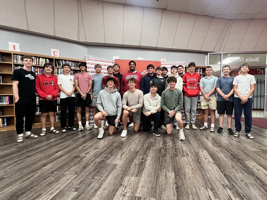 The Warrior Baseball team gathered this morning in the WHS Library for a special breakfast honoring our senior players.  It was a great time to celebrate these seniors and all they have contributed to the program. We are proud of each of them and look forward to cheering them on as they finish out the season!  ❤️🤍⚾