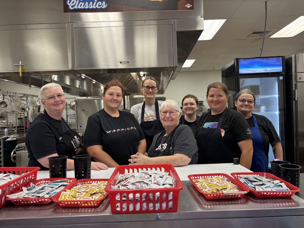 School Lunch Hero Day – May 1  💪💪  Today we celebrate our amazing cafeteria teams across Westside Schools! These wonderful ladies work hard every day to make sure our students are well-fed, cared for, and greeted with a smile.  From early mornings to busy lunch lines, they go above and beyond to keep things running smoothly—and we are so thankful for all they do!  ❤️🤍