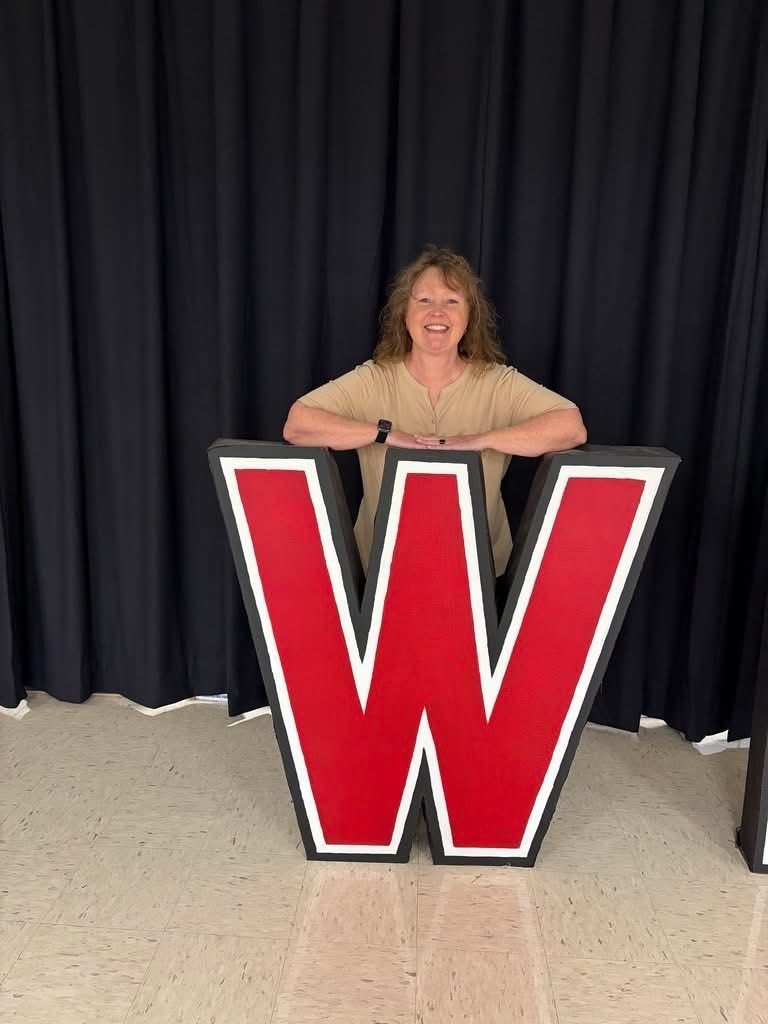 Westside Middle School employees of the month for April Licensed-Daylee Bonham Classified-Carmen Davidson Thank you for all you do for our students!!