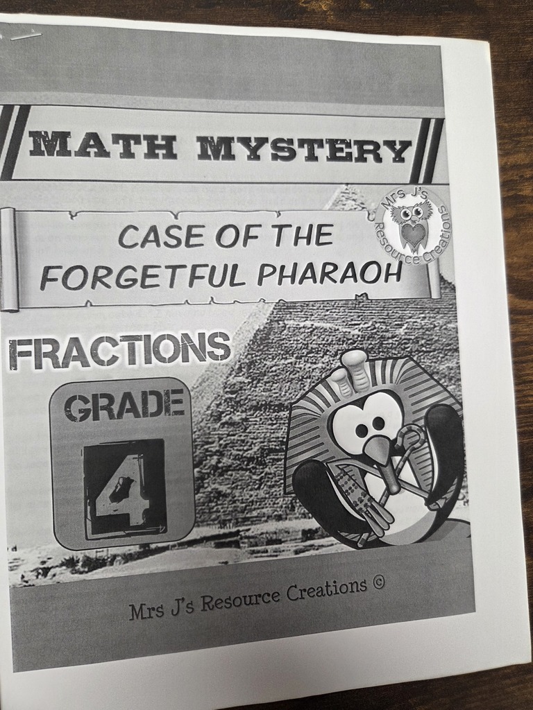 Mrs. Wilson’s 4th grade math classes worked in teams this week to review for ATLAS in a fun and engaging way!  Students chose their own teams and used their fraction skills to solve a math mystery.   The first, second, and third place teams even earned prizes!  Great job to all of our students for working together and sharpening those skills!   💪❤️🤍